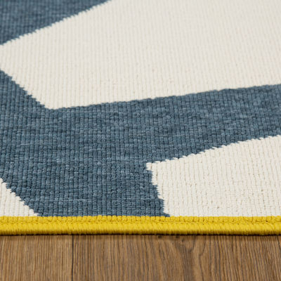 Evette Rios X LR Home Mapa Modern Geometric 24"X36" Indoor Outdoor Rectangular Accent Rug