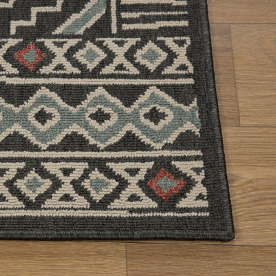 Evette Rios X LR Home Tribal Bohemian 24"X36" Indoor Outdoor Rectangular Accent Rug