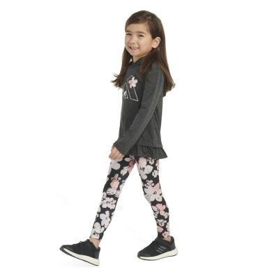 adidas Little Girls 2-pc. Legging Set