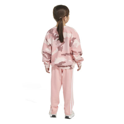 adidas Little Girls 2-pc. Pant Set