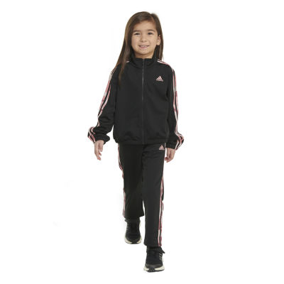 adidas Little Girls 2-pc. Pant Set