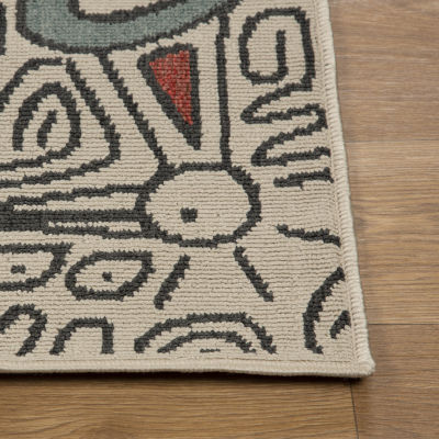 Evette Rios X LR Home Abstract Tribal Indoor Outdoor Rectangular Area Rug