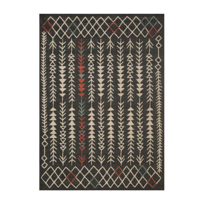 Evette Rios X LR Home Tribal Eclectic Indoor Outdoor Rectangular Area Rug