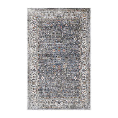 Amer Rugs Vermont Glidel Bordered Loomed 31" X 96" Indoor Rectangular Runner"