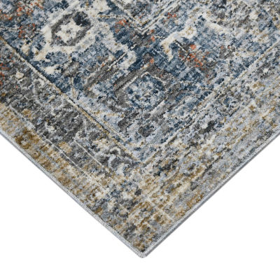 Amer Rugs Vermont Glidel Bordered Loomed 5'3" X 7'6" Indoor Rectangular Area Rug"