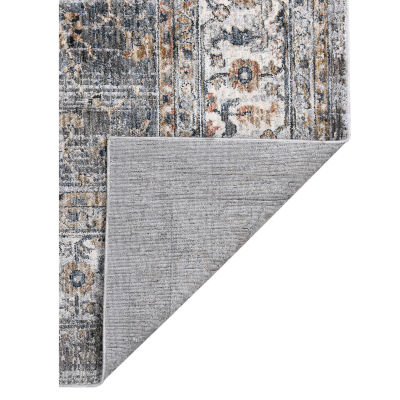 Amer Rugs Vermont Glidel Bordered Loomed 5'3" X 7'6" Indoor Rectangular Area Rug"