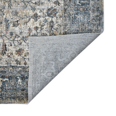 Amer Rugs Vermont Glidel Bordered Loomed 5'3" X 7'6" Indoor Rectangular Area Rug"