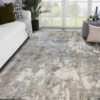 Amer Rugs Yasmin Acy Abstract Loomed 30" X 96" Indoor Rectangular Runner"