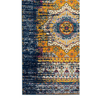 Amer Rugs Manhattan Beale Medallion Loomed 5'3" X 7'6" Indoor Rectangular Area Rug