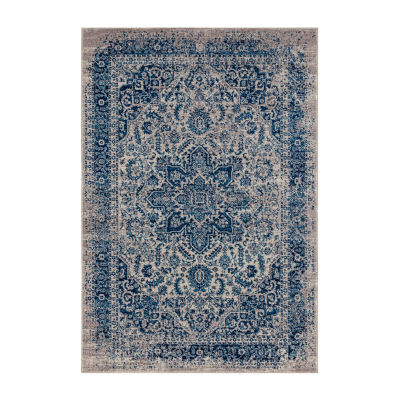 Amer Rugs Manhattan Bellamy Bordered Loomed 5'3" X 7'6" Indoor Rectangular Area Rug