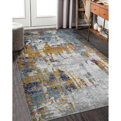 Amer Rugs Montana Joanna Abstract Loomed 31" X 96" Indoor Rectangular Runner