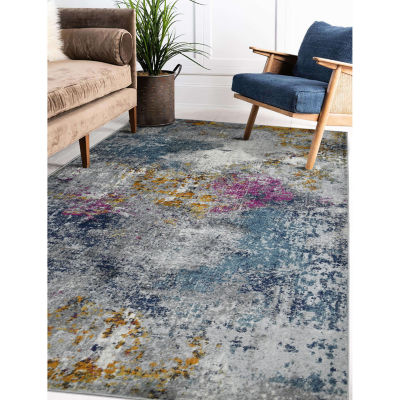 Amer Rugs Montana Lizette Abstract Loomed 31" X 96" Indoor Rectangular Runner