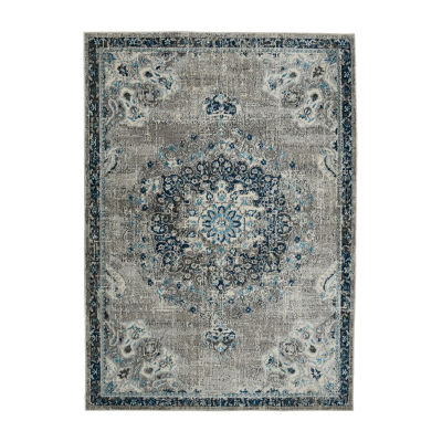 Amer Rugs Montana Nieves Medallion Loomed 31" X 96" Indoor Rectangular Runner