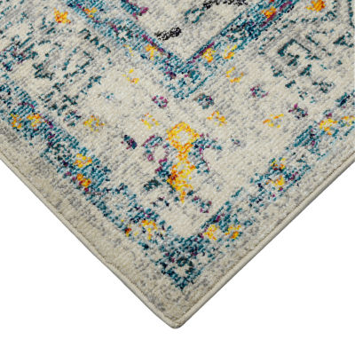 Amer Rugs Montana Dyanne Bordered Loomed 31" X 96" Indoor Rectangular Runner