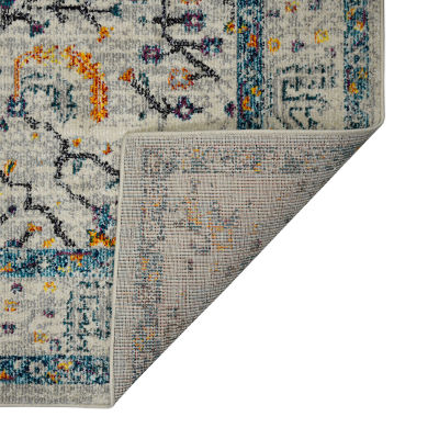 Amer Rugs Montana Dyanne Bordered Loomed 31" X 96" Indoor Rectangular Runner