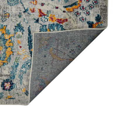 Amer Rugs Montana Glaiza Floral Loomed 31" X 96" Indoor Rectangular Runner