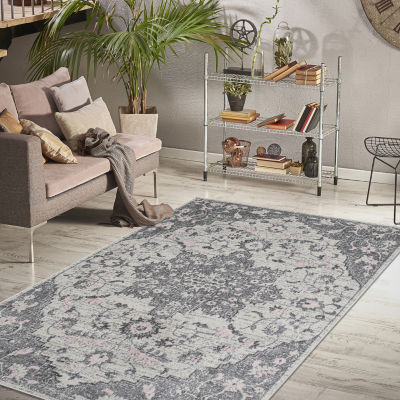 Amer Rugs Montana Herris Medallion Loomed 31" X 96" Indoor Rectangular Runner