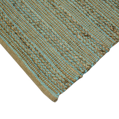 Amer Rugs Naturals Sinclair Stripe Flatweave 36" X 60" Indoor Rectangular Accent Rug"