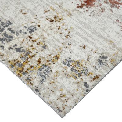 Amer Rugs Savanah Cherene Abstract Loomed 32" X 120" Indoor Rectangular Runner"