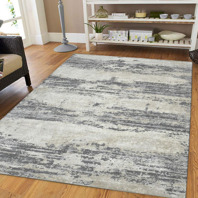 Amer Rugs Savanah Erica Abstract Loomed 5'3" X 7'9" Indoor Rectangular Area Rug