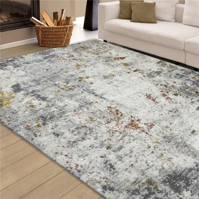 Amer Rugs Savanah Gracielle Abstract Loomed 5'3" X 7'9" Indoor Rectangular Area Rug"