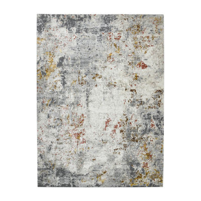 Amer Rugs Savanah Gracielle Abstract Loomed 5'3" X 7'9" Indoor Rectangular Area Rug"