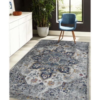 Amer Rugs Montana Kriselda Medallion Loomed 31" X 96" Indoor Rectangular Runner