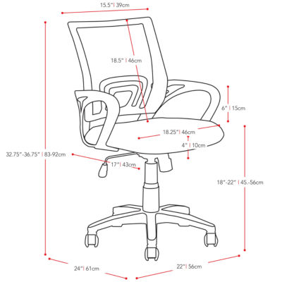 Workspace Mesh Back Office Chair