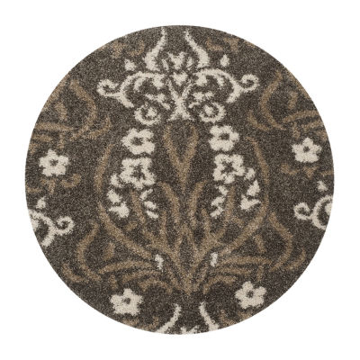 Safavieh Shag Collection Tristen Floral Round Area Rug