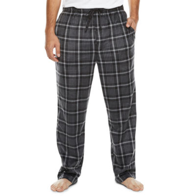St. John's Bay Mens Pajama Pants, Color: Black Plaid - JCPenney