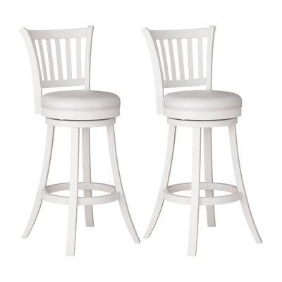 Corliving Woodgrove 2-pc. Swivel Bar Stool