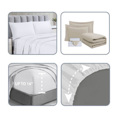 Swift Home Home Essentials Midweight Down Alternative Comforter Set