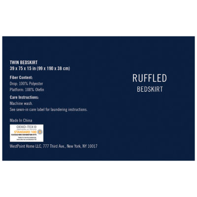 Martex Ruffle 15" Bed Skirt