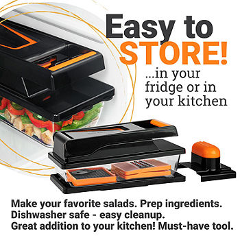 As Seen On TV Dishwasher Safe Vegetable Slicer, Color: Black