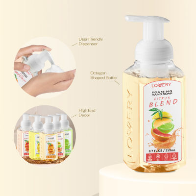LOVERY™ Foaming Hand Soap - Pack Of 5 -  Citrus ($42 Value)