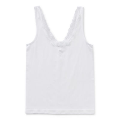 Ambrielle Smoothing Solutions Womens U Neck Sleeveless Tank
