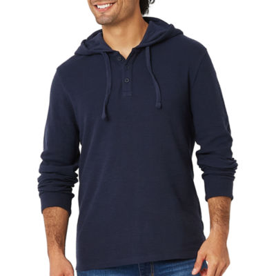 mutual weave Mens Long Sleeve Hoodie JCPenney