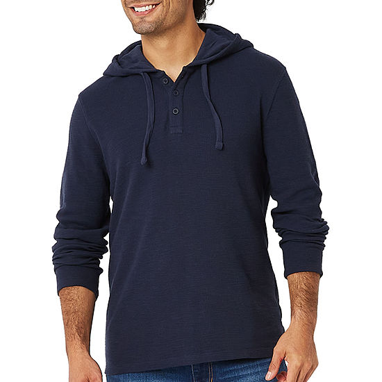 mutual weave Mens Long Sleeve Hoodie - JCPenney