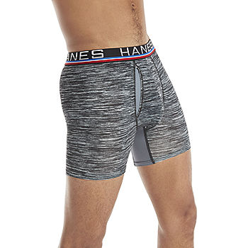 HANES SPORT Men's Total Support Pouch X-Temp Cooling Boxer Briefs, 4-Pack -  Eastern Mountain Sports