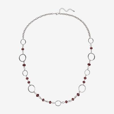 Mixit 36 Inch Link Beaded Necklace