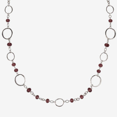 Mixit 36 Inch Link Beaded Necklace
