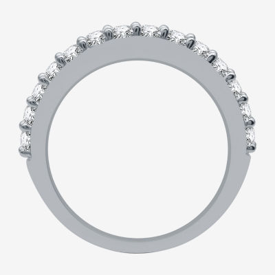 (H-I / I1) Womens 5/8 CT. T.W. Lab Grown White Diamond 10K Gold Wedding Band