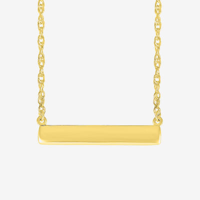 Womens 10K Gold Pendant Necklace