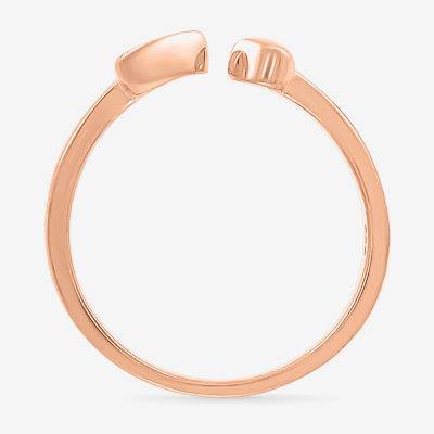 4.5MM 10K Rose Gold Heart Band