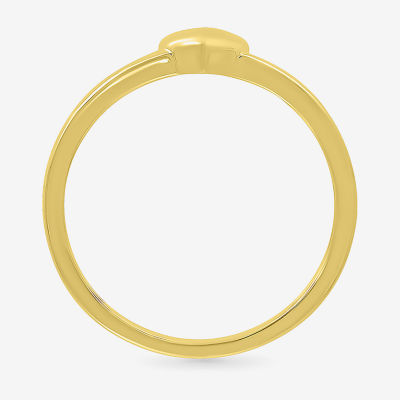 4.5MM 10K Gold Heart Band