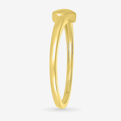 4.5MM 10K Gold Heart Band