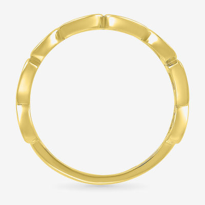 4.5MM 10K Gold Heart Band