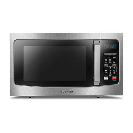 Toshiba 1.5 Cu Ft Counter Microwave, One Size, Stainless Steel