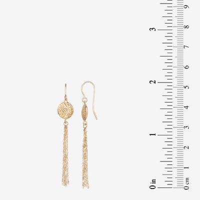 14K Gold Drop Earrings