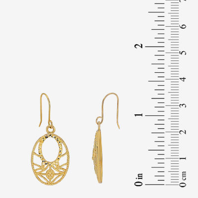 14K Gold Drop Earrings